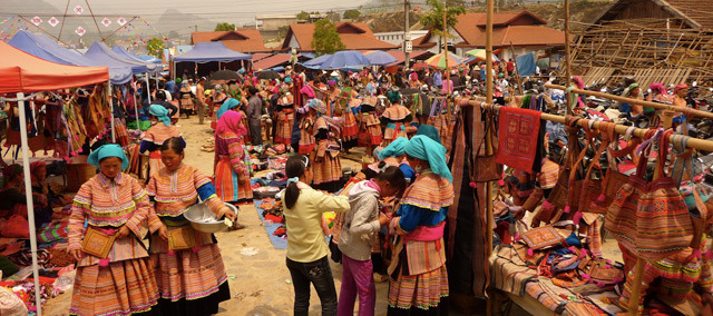 Bac Ha market in Lao Cai