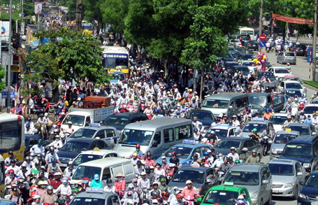 Traffic Jams in Vietnam