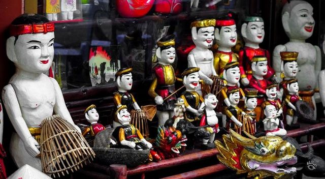 Vietnam Wooden Puppet a great souvenir 