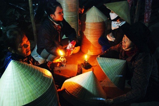 Binh Dinh conical hat market