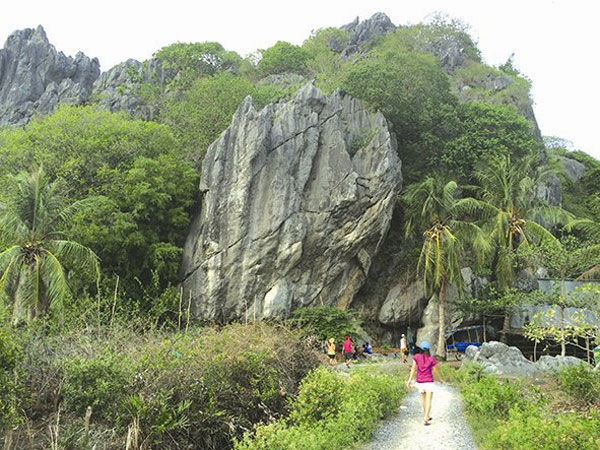 Mo So Mountain in the Mekong Delta province of Kien Giang