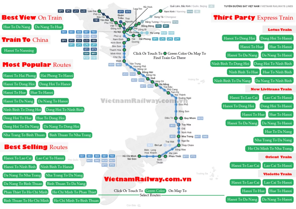 Vietnamese railways system